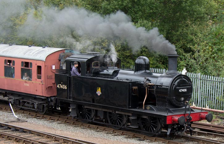 0-6-0T 47406 at Barrow Hill in 2017