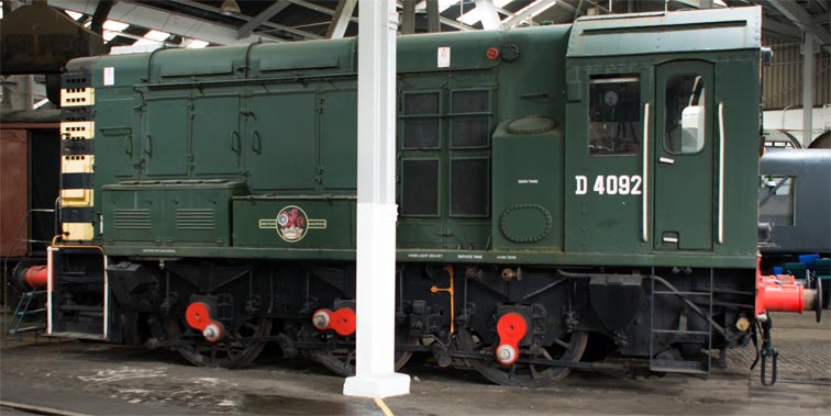 D 4092 at Barrow Hill D 4092 at Barrow Hill