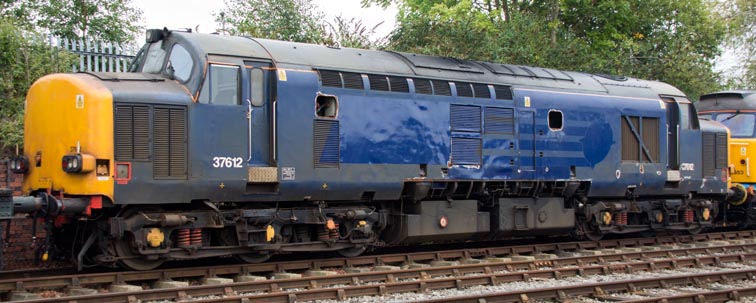Class 37 612 at Barrow Hill 