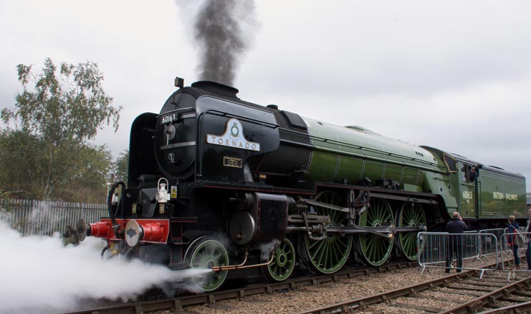 A1 4-6-2 Tornado at Barrow Hill 