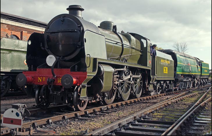 Southern Railway U class 2-6-0 number 1638 