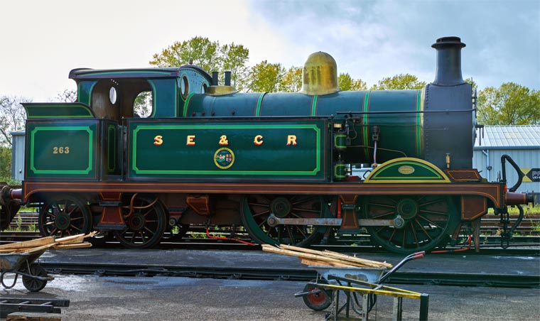  S E & C R 0-4-4T no.263  at Sheffield Park 