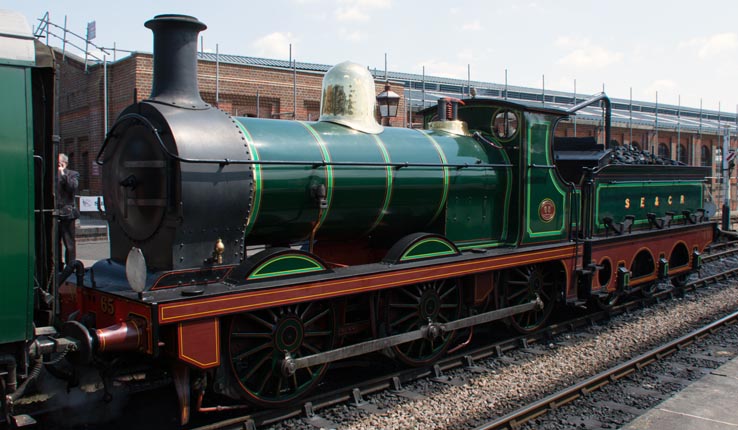0-6-0 no 65 at Sheffield Park station
