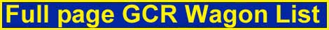 List of Wagons at the GCR on this site