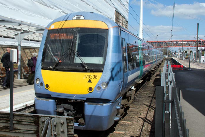 'Abellio Greater Anglia' class 170206 