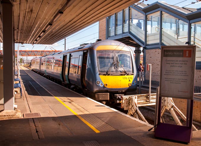 Greater Anglia class 170270 in platform 6 at Cambridge Greater Anglia class 170270 in platform 6 at Cambridge