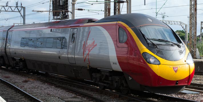 Virgin Trains class 390 135  