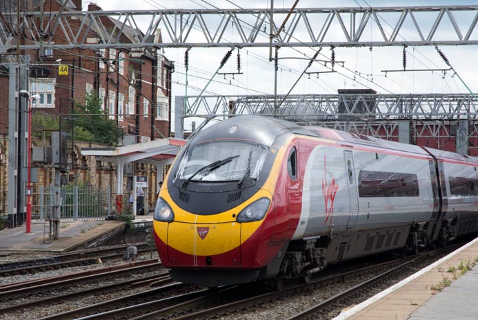Virgin Trains class 390 114 