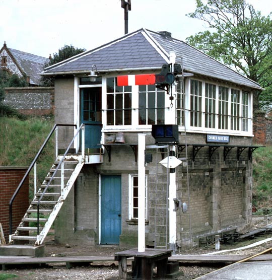 Cromer signal box in BR days