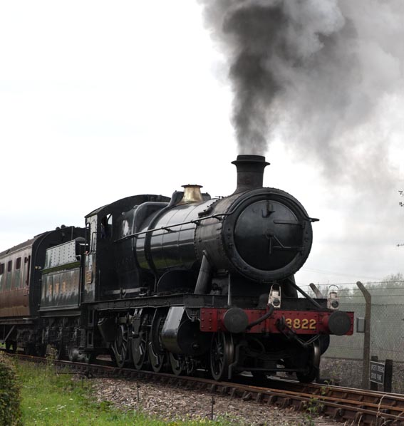 GWR 2-8-0 3822 in 2008 GWR 2-8-0 3822 in 2008