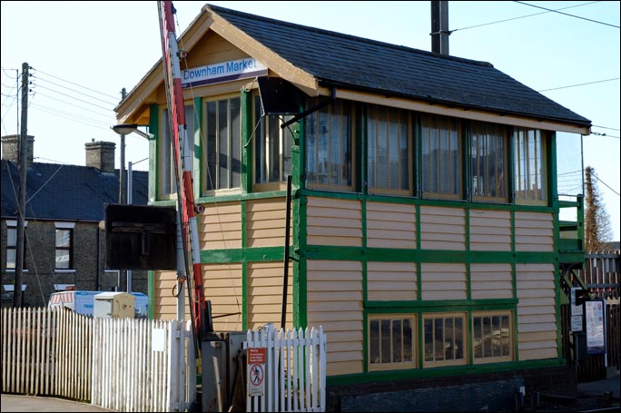 Downham Market signal box on the 2nd May 2011