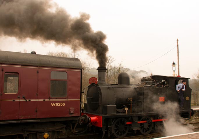 0-6-0T no.32 at Ramsbottom station 
