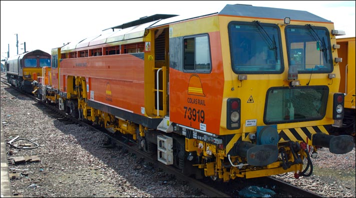 Colas Rail Plasser Tamper number 73919 
