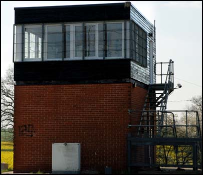 gate box  at Everton that replaced the signal box 