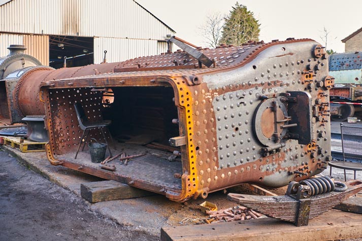 The boiler from Oliver Cromwell I think at Loughborough 