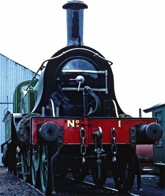 Great Northern No1 on shed at Loughborough