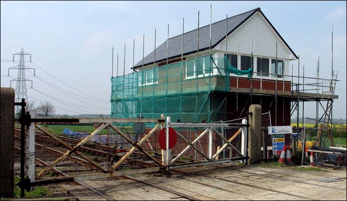 The new Allington box being built 