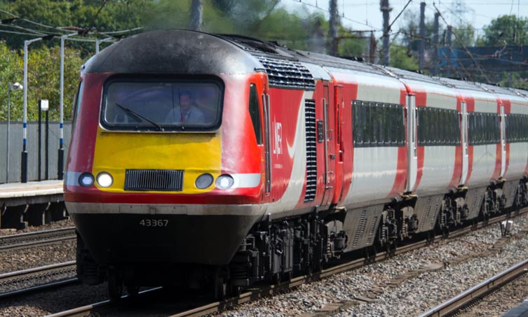 LNER HST 43367 at Hitchin station on the 29th of August 2019 