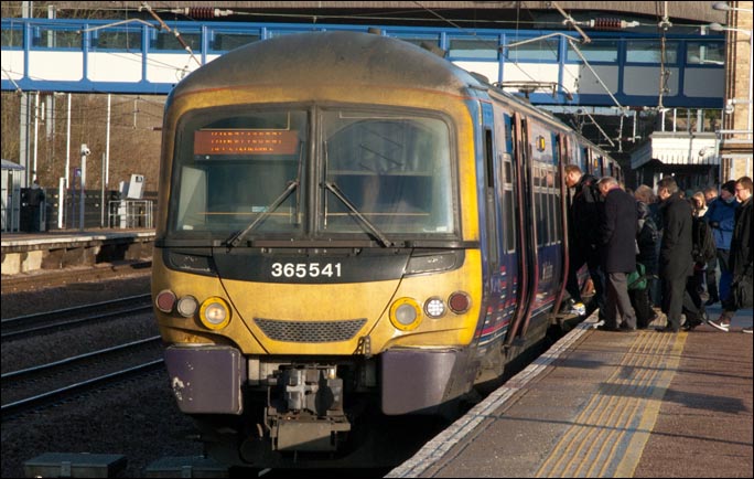 First Capital Connect 365541 at Huntingdon station 10th December 2012