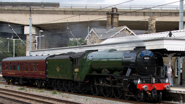 Flying Scosman with a Steam Movement  at Huntingdon