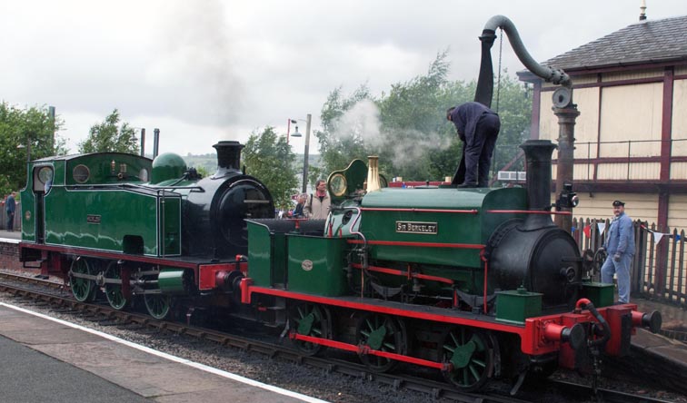 0-6-0T Sir Berkeley and 0-6-0T Nunlow