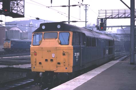 Class 31 261 light engine Kings Cross