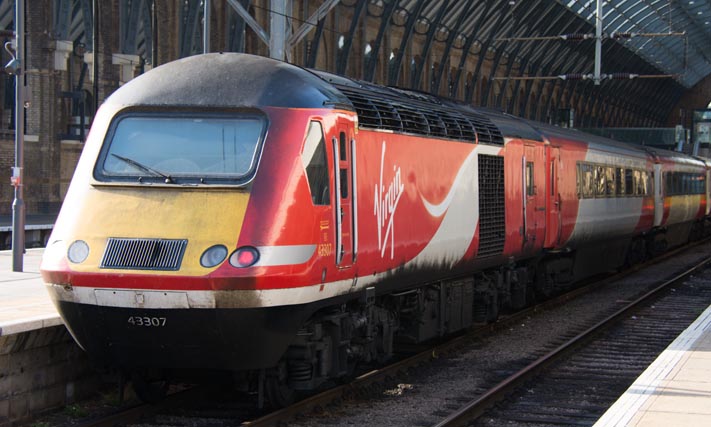 Virgin East Coast HST power car 43307 