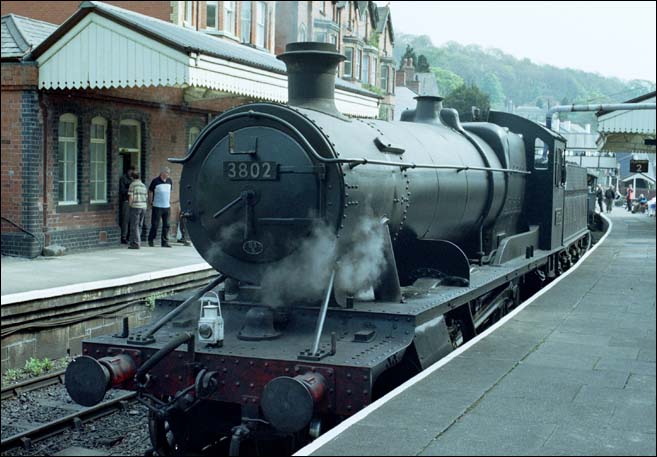 GWR 2-8-0 in Llangollen station in 2007 
