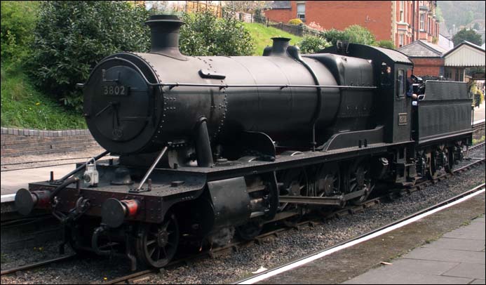 Great Western Railway 2-8-0 number 3802 