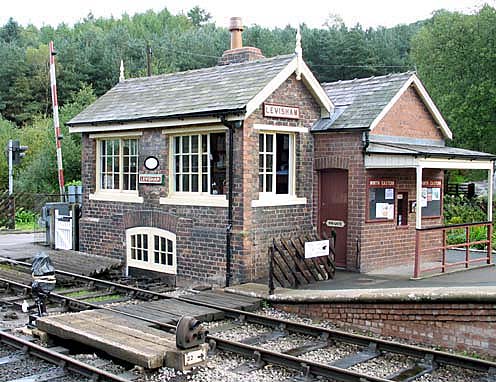 Levisham signal box and booking office 