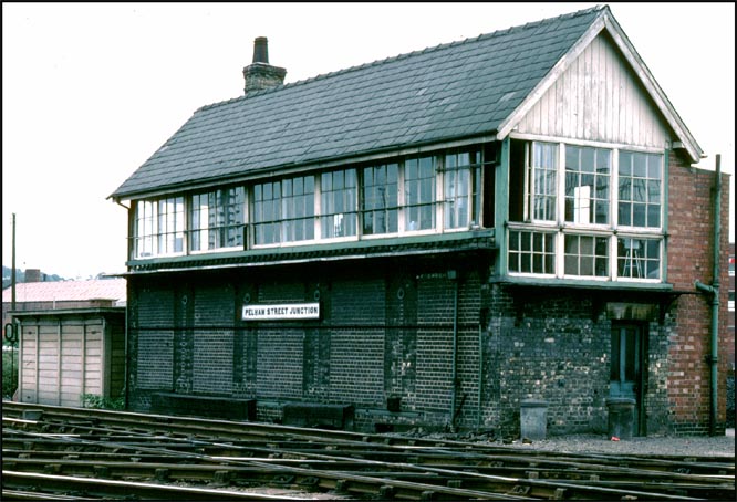 Pelham Street Junction signal box in BR days 