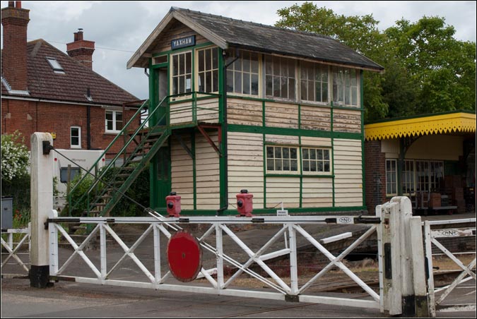 Yaxham signal box June 2012