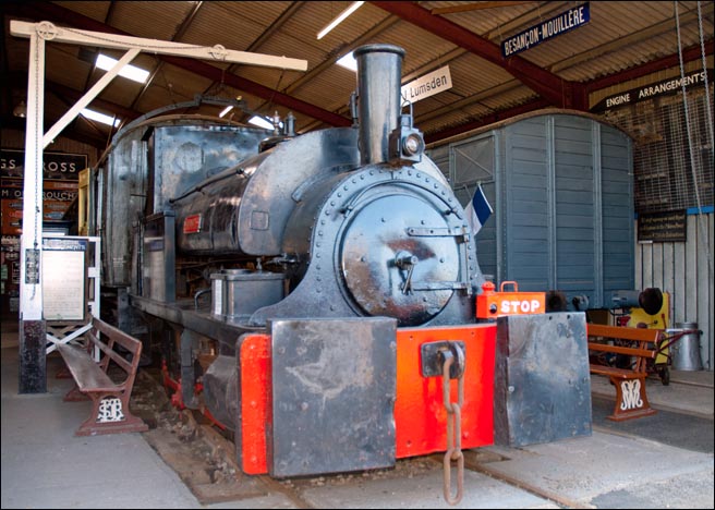 Minnie is  0-6-0ST built by Fox Walker