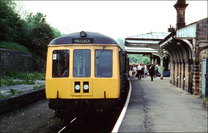 Matlock station in British Rail days 