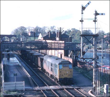 A class 31 though Melton Mowbray station