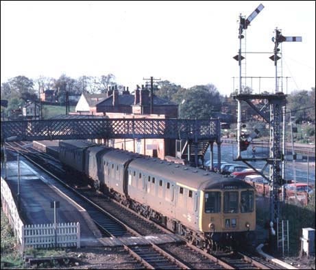 DMU at Melton Mowbray