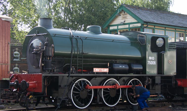 WD  0-6-0ST 75008 SWIFTSURE 