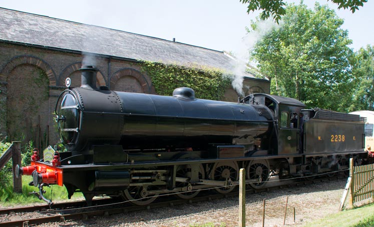 No. 2238 at Yaxham station 