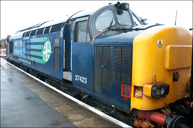 Direct Rail Services Class 37 423 at the MNR