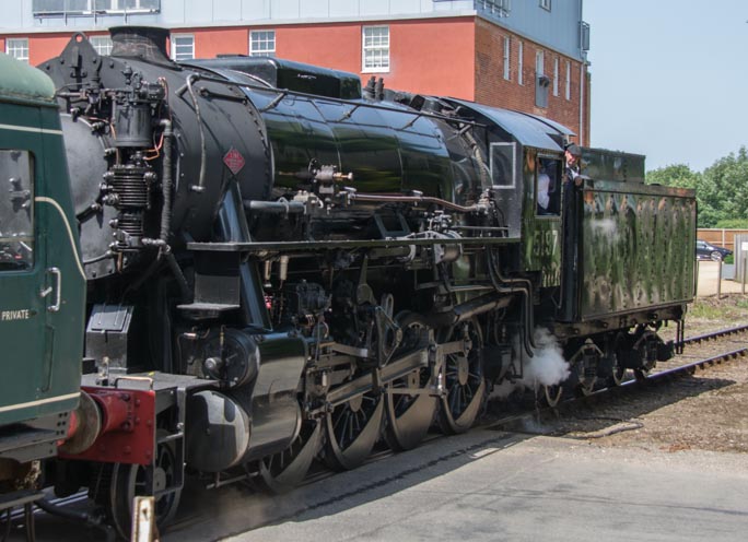 United States Army Transportation Corps S160  2-8-0 number 5197