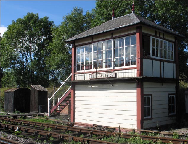  Butterley CF signal box.