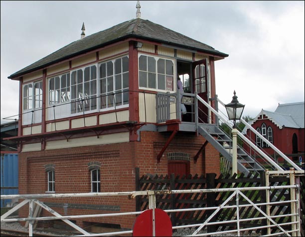 Linby Station signal box Linby Station signal box