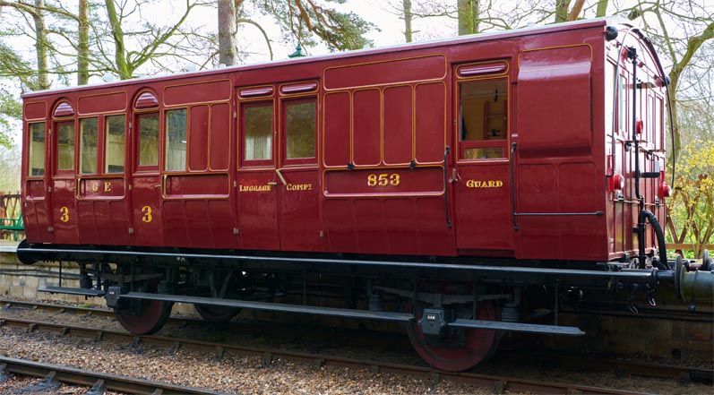 Great Easter Railway Brake Third no.853 