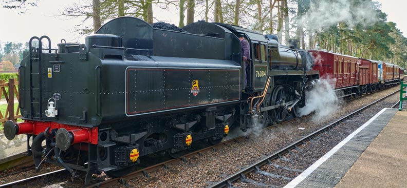 Mixed Vintage train at Holt