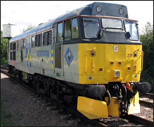 Class 31 271 at Peterborough NVR station on the 17th September 2005 Class 31 271 at Peterborough NVR station on the 17th September 2005