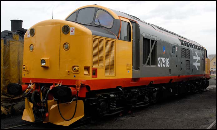 Class 37518 at Wansford in 2008