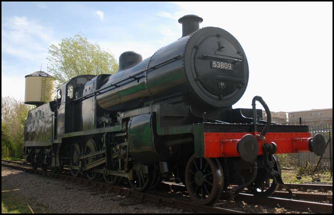 53809 at the Nene Valley Railway's Peterborough station 53809 at the Nene Valley Railway's Peterborough station
