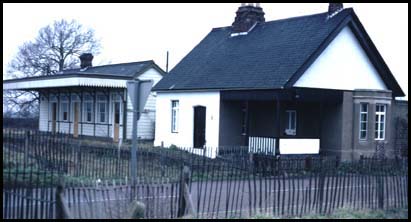 View of the station at Barnwell and the waiting room View of the station at Barnwell and the waiting room