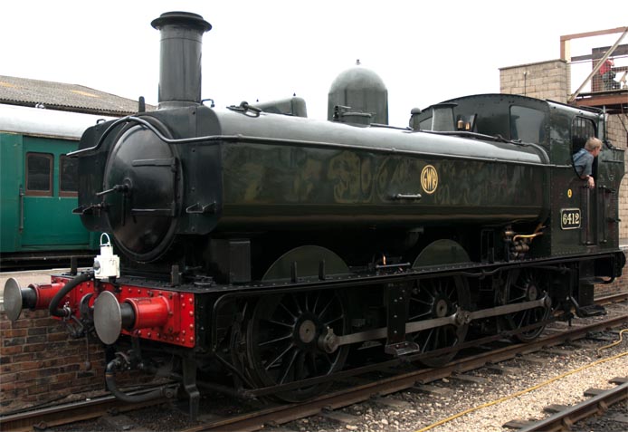 GWR 64XX 0-6-0T number 6412 GWR 64XX 0-6-0T number 6412