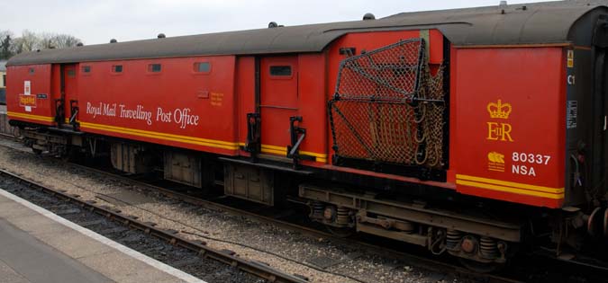 Royal Mail Travelling Post Office 80337 NSA at Nene Valley Wansford station Royal Mail Travelling Post Office 80337 NSA at Nene Valley Wansford station